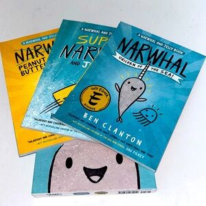Narwhal and Jelly by Ben Clanton book set 3 books